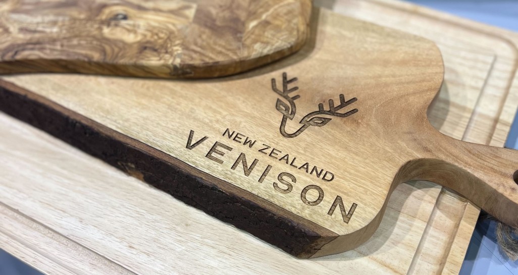 NZ venison chopping board NRA