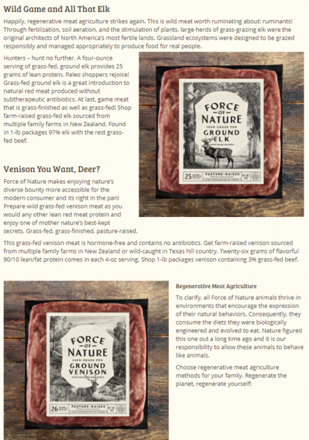Promotion of Force of Nature - partner Mountain River